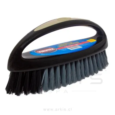Escobilla Lustra Zapatos Virutex Clásico Negro y Café