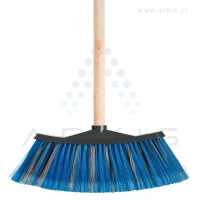 Escobillón Impeke Económico Plástico Azul con Mango