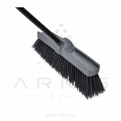 Escobillón Municipal Laser 12-040 Fibra Corta 45 cm con Mango