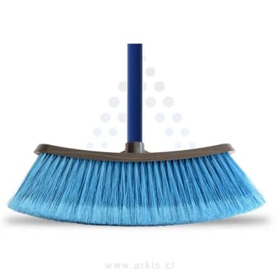 Escobillón Virutex Pro Interior Fibra Suave Azul con Mango