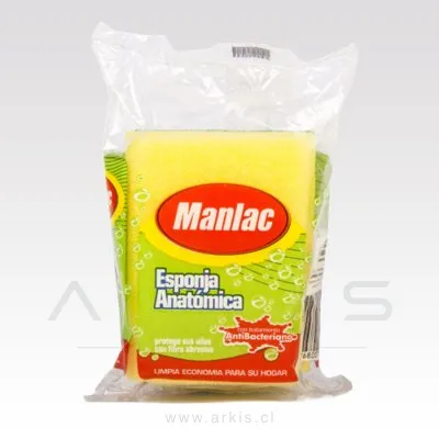 Esponja Abrasiva Manlac Anatómica