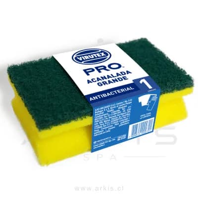 Esponja Abrasiva Virutex Pro Anatómica Multiuso Grande