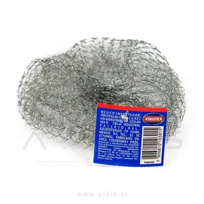 Esponja de Olla Virutex Clásica Acero