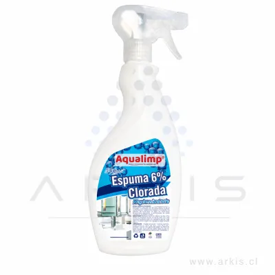 Espuma Clorada Aqualimp 6% Gatillo 500 ml