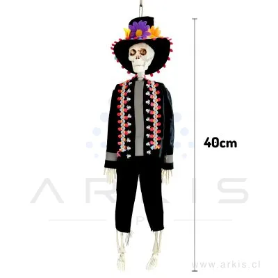 Esqueleto Feco Catrina 40 cm