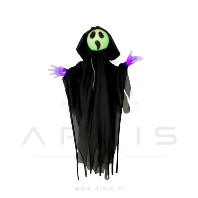 Fantasma con Luz Feco Halloween Colgante 90 cm