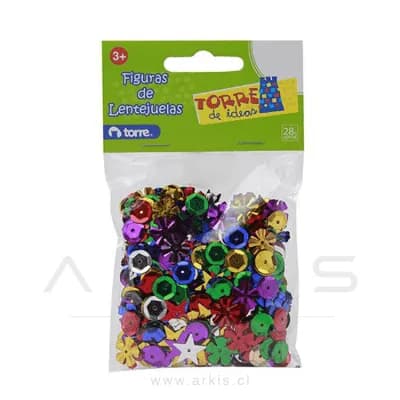 Figuras de Lentejuelas Torre de Ideas Surtido 28 g