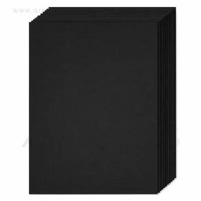 Goma Eva Latina 40 x 60 cm Negro Paquete de 10 Unidades
