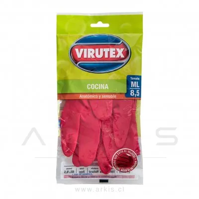 Guantes de Látex Virutex Cocina Talla ML