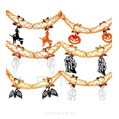 Guirnalda Feco Halloween Surtidos 2.4 m