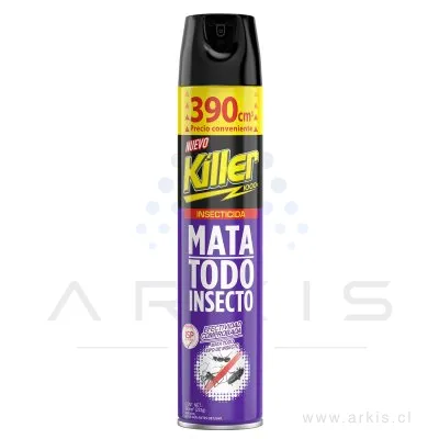 Insecticida Killer Aerosol Mata Todo Insecto 390 cc