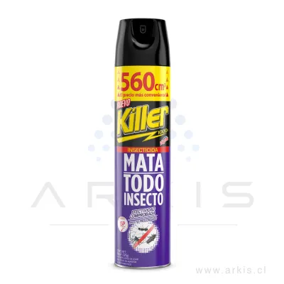Insecticida Killer Aerosol Todo Insecto 560 cc