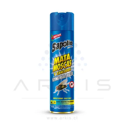 Insecticida Sapolio Aerosol Moscas y Zancudos 360 ml