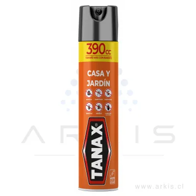 Insecticida Tanax Aerosol Casa y Jardín 390 cc
