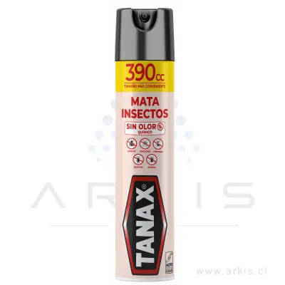 Insecticida Tanax Aerosol Sin Olor Mata Insectos 390 cc