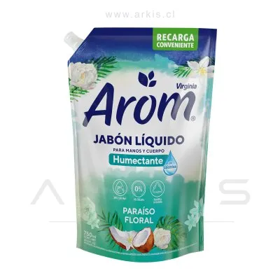 Jabón Líquido Arom Paraíso Floral 750 Ml