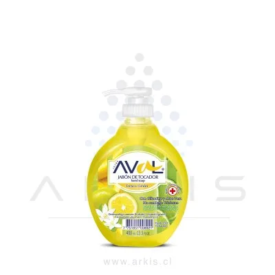 Jabón Líquido Aval Intra Fresco Limón 400 Ml