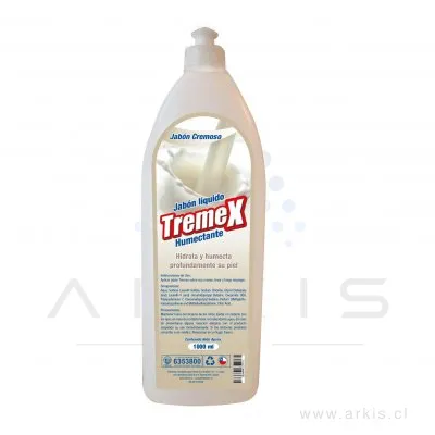 Jabón Líquido Tremex Cremoso Humectante 1 L