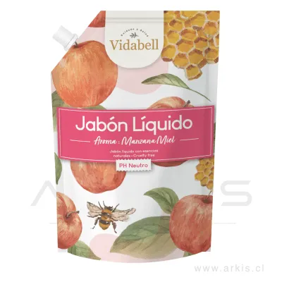 Jabón Líquido Vidabell Manzana y Miel 750 ml
