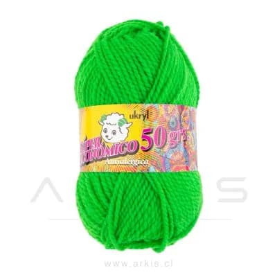 Lana Ovillo NP Verde Claro 50 g Paquete de 10 Unidades