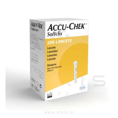 Lancetas Accu Chek Softclix 200 Unidades