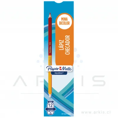 Lápiz Bicolor Paper Mate Duo Grafito + Rojo