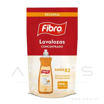 Lavaloza Líquido Fibro Doypack Concentrado 1 L