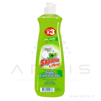 Lavaloza Líquido Sapolio Manzana 1.2 L