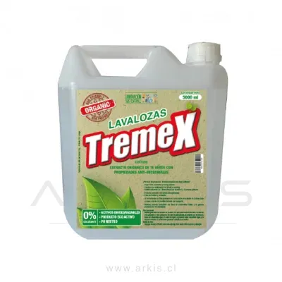 Lavalozas Tremex Orgánico con Extracto de Té Verde 5 L