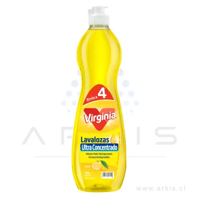 Lavalozas Virginia Ultra Concentrado Limón 750 Ml