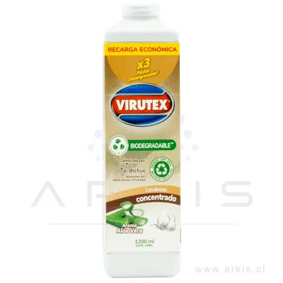 Lavalozas Virutex Biodegradable Aloe Vera 1.2 l
