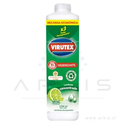 Lavalozas Virutex Higienizante Limón 1.2 l