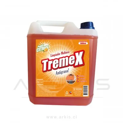 Limpiador Anti Grasa Tremex Naranja 5 L