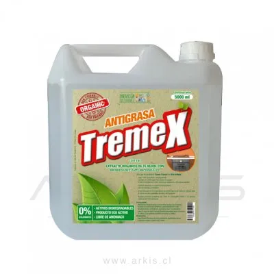 Limpiador Anti Grasa Tremex Organic Ecoactivo 5 L