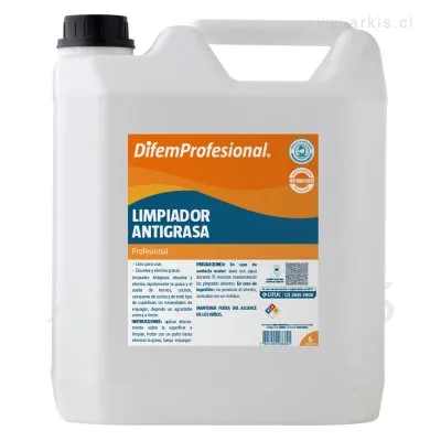 Limpiador Antigrasa Difem Profesional 5 L
