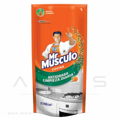 Limpiador Antigrasa Mr Músculo Naranja 450 ml