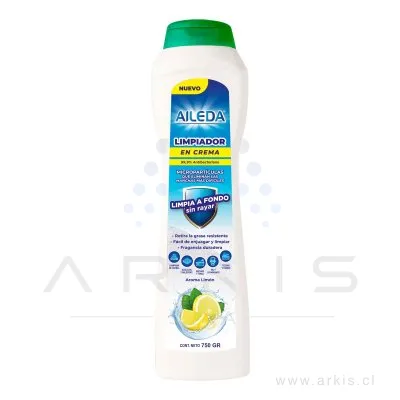 Limpiador Crema Aileda Limón 750 gr