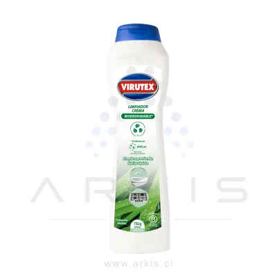 Limpiador Crema Virutex Biodegradable Frescura Nativa 750 g