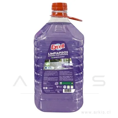 Limpiador de Piso Excell Desinfectante Lavanda 5 L
