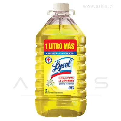Limpiador de Piso Lysol Limón 5 L