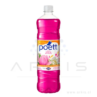 Limpiador de Piso Poett Flores de Primavera 900 ml