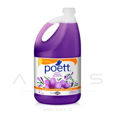 Limpiador de Piso Poett Frescura de Lavanda 4 l