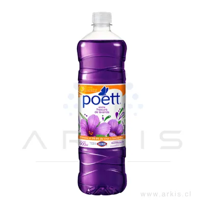 Limpiador de Piso Poett Frescura de Lavanda 900 ml