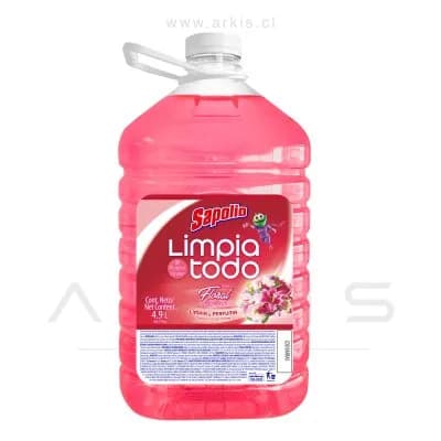 Limpiador de Piso Sapolio Floral 4.9 L