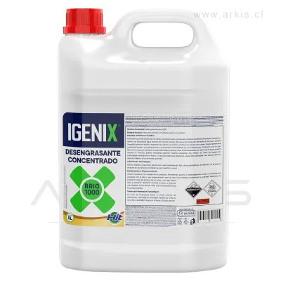 Limpiador Desengrasante Igenix Brio 1000 Concentrado 5 L