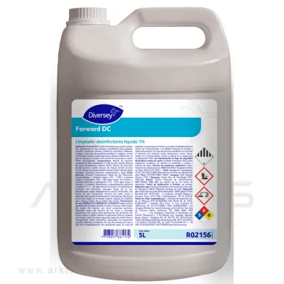 Limpiador Multisuperficies Diversey Forward con Amonio Cuaternario 5 L