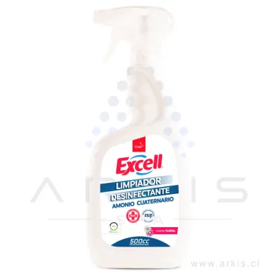 Limpiador Multisuperficies Excell con Amonio Cuaternario 500 ml