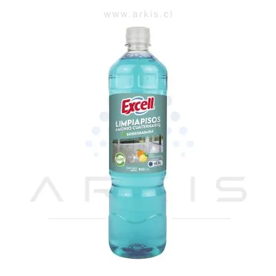 Limpiador Piso Desinfectante Excell Cítrico Frutal 900 ml