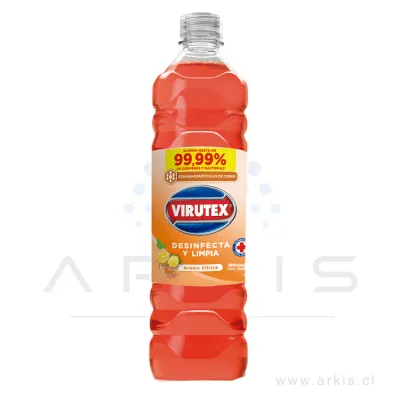 Limpiador Piso Desinfectante Virutex Cítrico 1.8 l