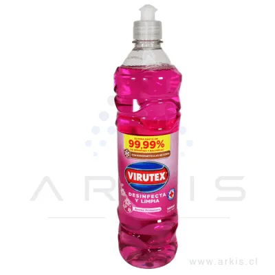 Limpiador Piso Desinfectante Virutex Primavera 900 ml
